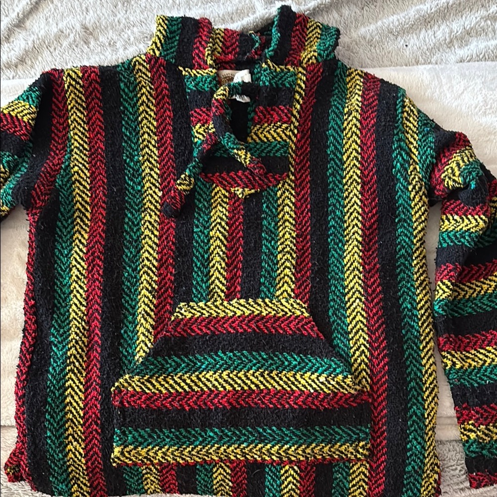 Striped Multicolor Baja Hoodie